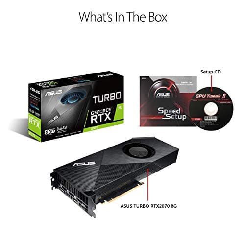 Asus Turbo GeForce RTX 2060 6GB GDDR6 Black / Silver image