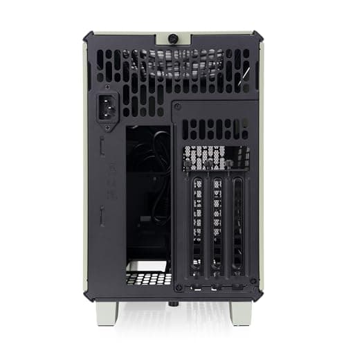 Thermaltake TR100 Mini-ITX Desktop Green / Black Mesh Side Panel image