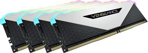 Corsair Vengeance RGB RT White / Black DDR4-3600 CL18 32GB (4x8GB) image