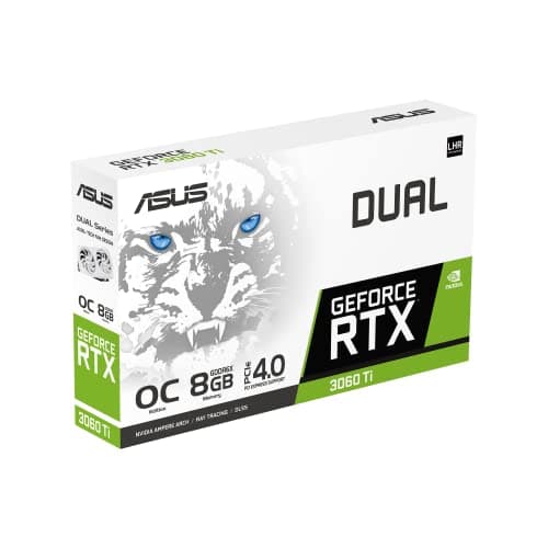 Asus DUAL OC GeForce RTX 3060 Ti 8GB GDDR6X White image