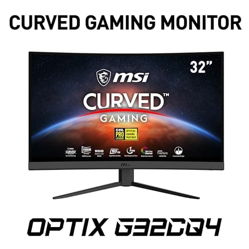 MSI Optix G32CQ4 31.5" 1440p 165Hz VA Curved Monitor image