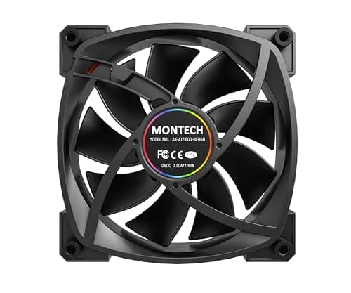 Montech AX120 120mm Black Addressable RGB PWM image