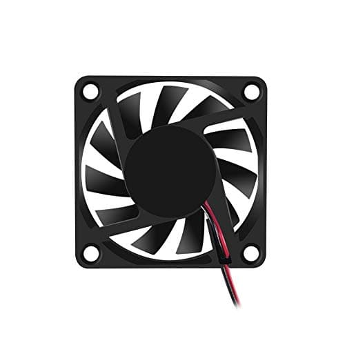 Dorhea Fan 60x60x10 mm DC 12V 6010 Brushless Cooling Fan, Replacement Ball Bearing 60mm Fan for Cooling DIY PC Computer Case Fan - 2 Pin Case Fan (Pack of 4Pcs) image