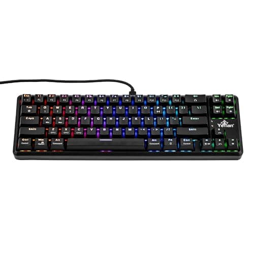 YEYIAN Akil 3500 RGB Wired Standard Outemu Red Mechanical Keyboard image