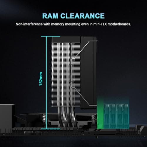 ID-COOLING FROZN A410 SE Air 152mm 55.2 CFM Black image