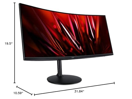 Acer XZ342CU S 34" 3440x1440 165Hz VA Curved Monitor image