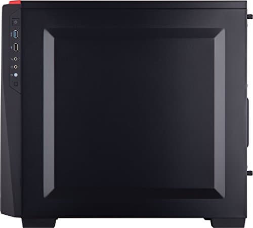 Corsair Carbide Series SPEC-04 ATX Mid Tower Black / Red with Acrylic Side Panel and USB 3.2 Gen 1 Type-A, USB 2.0 Type-A image