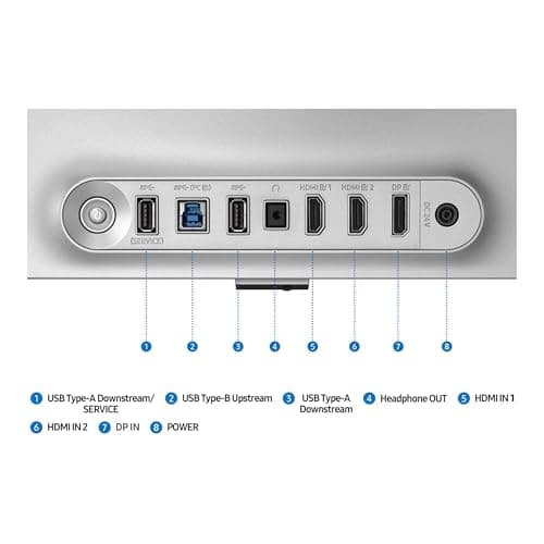 Samsung Odyssey OLED G8 G81SF 27" 4K 240Hz QD-OLED Monitor image