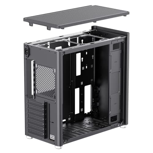GameMax MeshBox Pro ATX Mid Tower Black Mesh Side Panel and USB 3.2 Gen 2 Type-C / USB 3.2 Gen 1 Type-A image