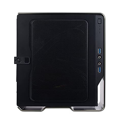 In Win Chopin Pro HTPC Black Mesh Side Panel w/200 W Power Supply image
