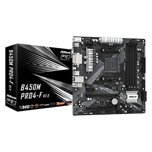 ASRock B450M Pro4-F AM4 DDR4 Micro ATX image