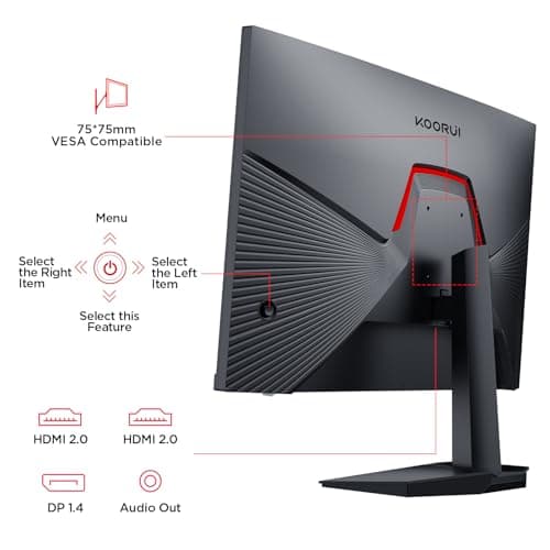 KOORUI G2421V 23.8" 1440p 180Hz IPS Monitor image