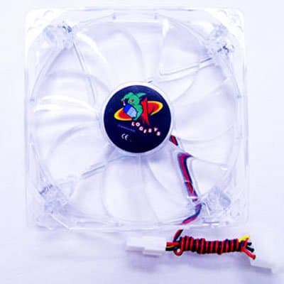 Logisys CF120BL 120mm Clear Blue LED 69.15 CFM 1-Pack image