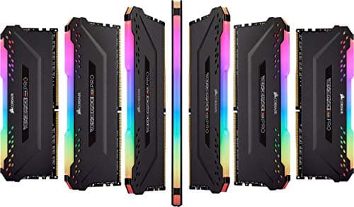 VENGEANCE® RGB PRO 32GB (2 x 16GB) DDR4 DRAM 3600MHz C18 Memory Kit — Black image