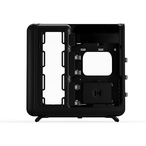 HYTE X50 ATX Mid Tower Black with Tempered Glass Side Panel and USB 3.2 Gen 2x2 Type-C, USB 3.2 Gen 1 Type-A image