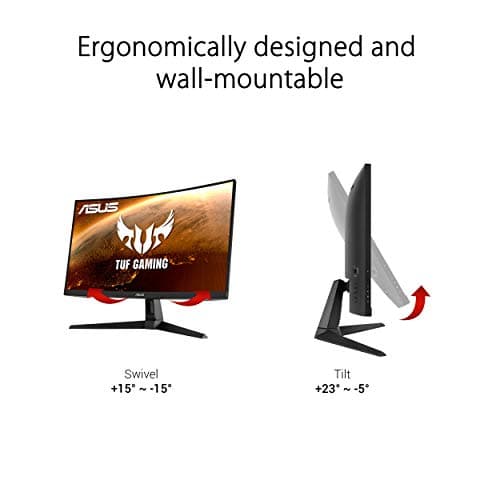 Asus TUF Gaming VG27WQ1B 27" 1440p 165Hz VA Curved Monitor image