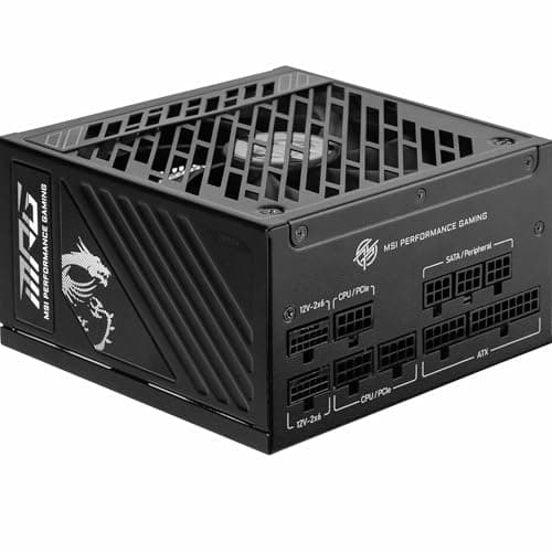 MSI MPG A1250GS PCIE5 Black ATX 1250W Fully Modular 80+ Gold Certified image