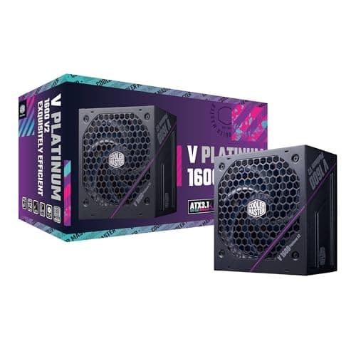 Cooler Master V Platinum V2 Black / Purple 1600W Fully Modular 80+ Platinum Certified ATX image
