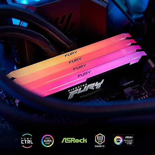 Kingston FURY Beast RGB Black DDR4-3600 CL17 16GB (2x8GB) image
