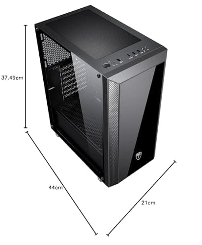AvP Arion ATX Mid Tower Black RGB Tempered Glass image