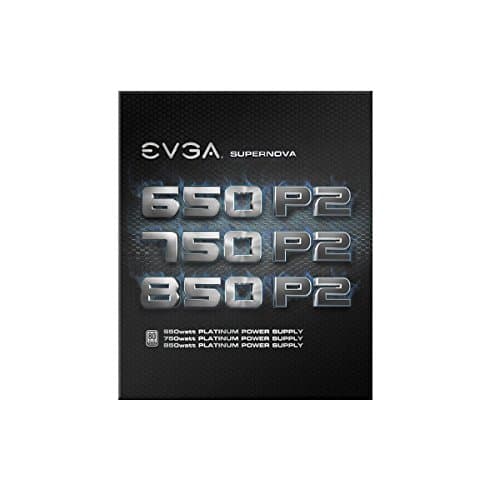 EVGA SuperNOVA 850 P2, 80+ PLATINUM 850W, Fully Modular , EVGA ECO Mode, 10 Year Warranty , Includes FREE Power On Self Tester Power Supply image