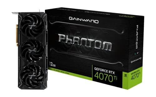 Gainward Phantom Reunion GeForce RTX 4070 Ti 12GB GDDR6X Black image