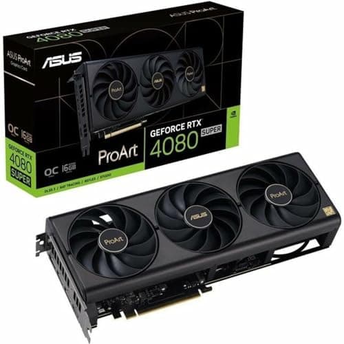 Asus ProArt OC GeForce RTX 4080 SUPER 16GB GDDR6X Black / Gold image
