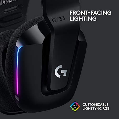 Logitech G733 Lightspeed Wireless Gaming Headset - Black image