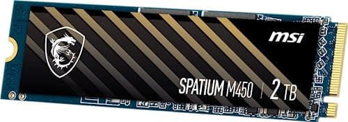 MSI SPATIUM M450 2TB M.2-2280 SSD PCIe 4.0 X4 NVMe image
