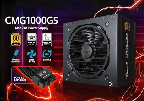 Rosewill CMG1000G5 1000W 80+ Gold Certified Fully Modular image