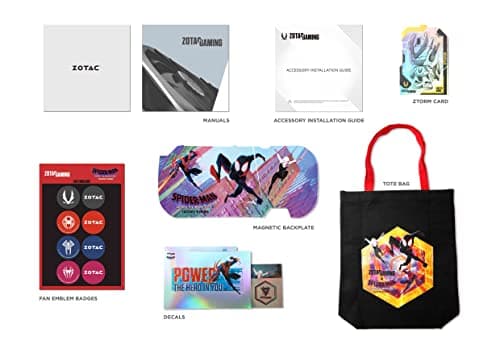 Zotac GeForce RTX 4070 GAMING Twin Edge OC Spider-Man: Across the Spider-Verse 12GB GDDR6X Black / Gray image