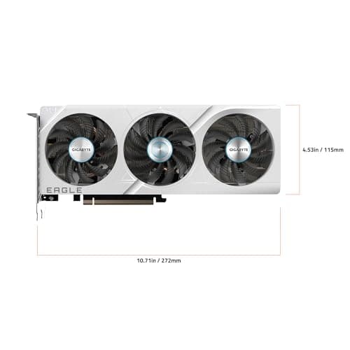 Gigabyte EAGLE OC ICE GeForce RTX 4060 Ti 8GB GDDR6 White image