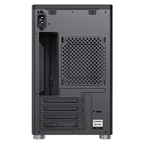 GameMax Spark Micro ATX Mid Tower Black with Tempered Glass Side Panel and USB 3.2 Gen 1 Type-C / USB 3.2 Gen 1 Type-A image