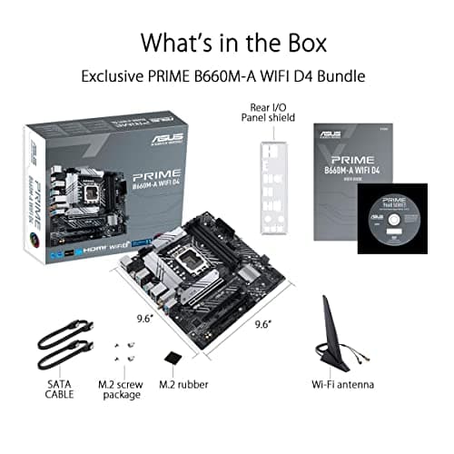 Asus B660 PRIME B660M-A WIFI D4 DDR4 Micro ATX image