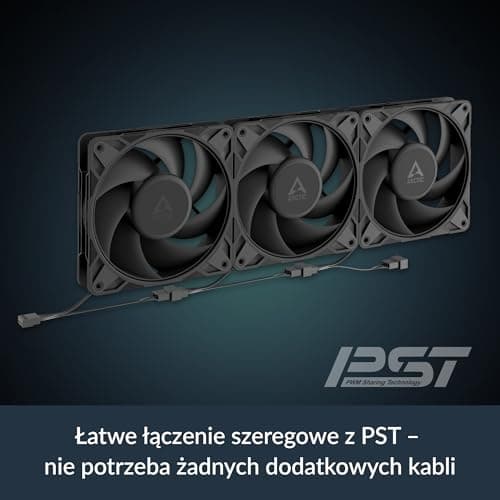 ARCTIC P12 Pro 120mm Black PWM PST 77 CFM 1-Pack image
