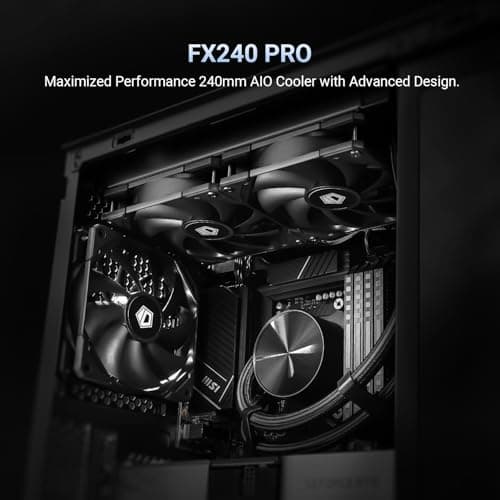 ID-COOLING FX240 PRO Water 240mm 82.5 CFM Black image