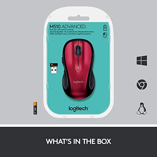 Logitech M510 Laser Wireless Mouse image