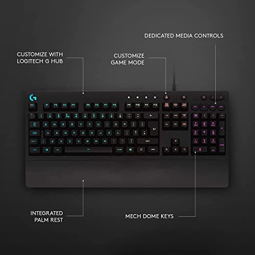Logitech G213 PRODIGY RGB Wired Gaming Keyboard image