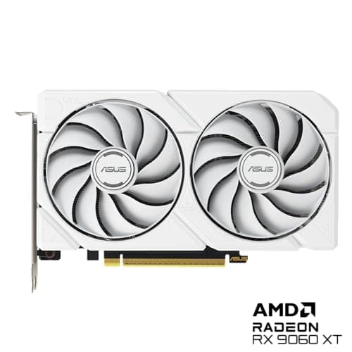 ASUS Dual Radeon RX 9060 XT 16GB GDDR6 White Edition image