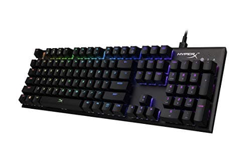 HP HyperX Alloy FPS RGB Wired Kailh Silver Speed Gaming Keyboard image