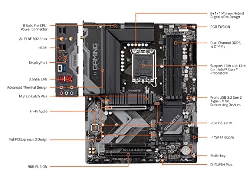 Gigabyte B760 GAMING X AX LGA1700 DDR5 ATX image