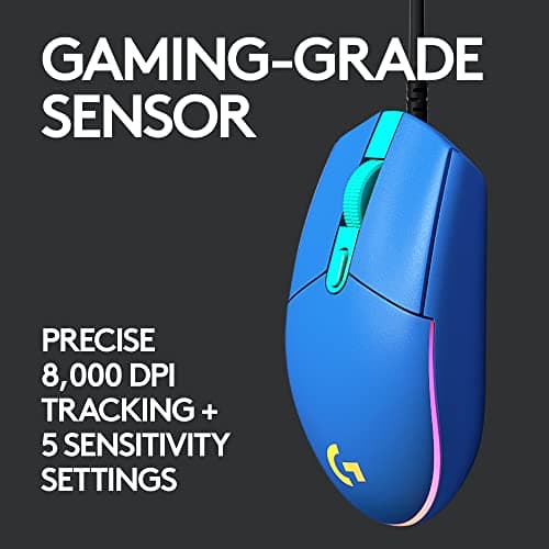 Logitech G203 Lightsync Wired Optical Gaming Mouse image