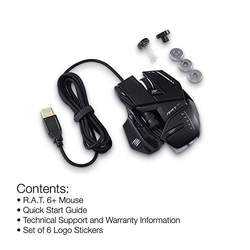 Mad Catz The Authentic R.A.T 6+ Wired Optical Mouse image