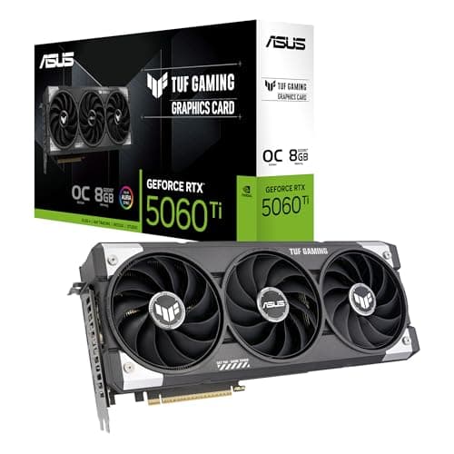 Asus GeForce RTX 5060 Ti TUF GAMING OC 8GB GDDR7 Black / Silver main image
