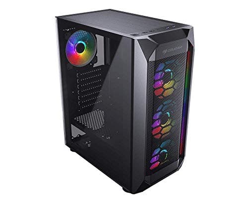 Cougar MX410 MESH-G RGB ATX Mid Tower Black Tempered Glass image