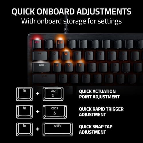 Razer Huntsman V3 Pro Mini RGB Wired Analog Optical Mechanical Gaming Keyboard image