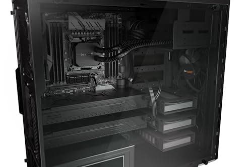 be quiet! Pure Base 600 ATX Mid Tower Black Tempered Glass Side Panel image