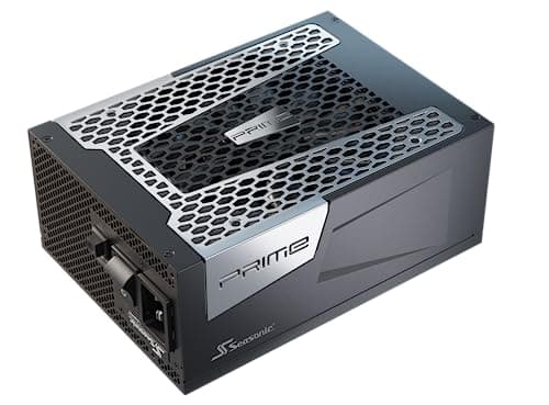 SeaSonic PRIME TX-1600 ATX 3.0 Black / Silver 1600W Fully Modular ATX 80+ Titanium Certified image