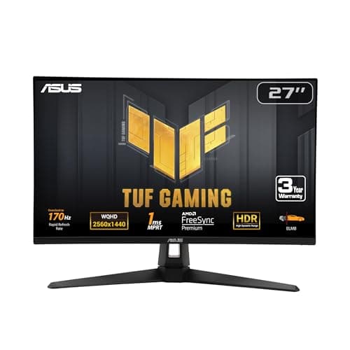 Asus TUF Gaming VG27AQA1A 27" 1440p 170Hz VA Monitor main image