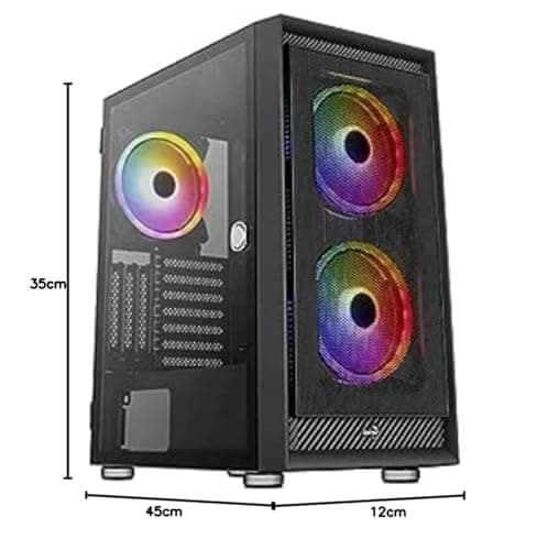 Aerocool Graphite v2 ATX Mid Tower Tempered Glass Side Panel image